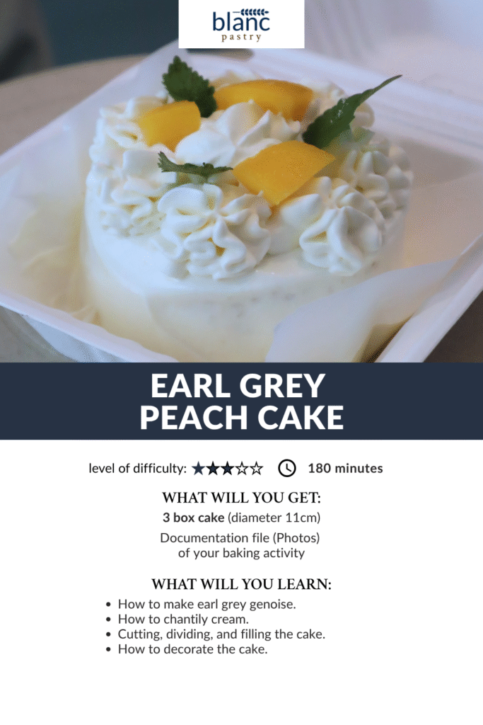 Earl Grey Peach Cake
